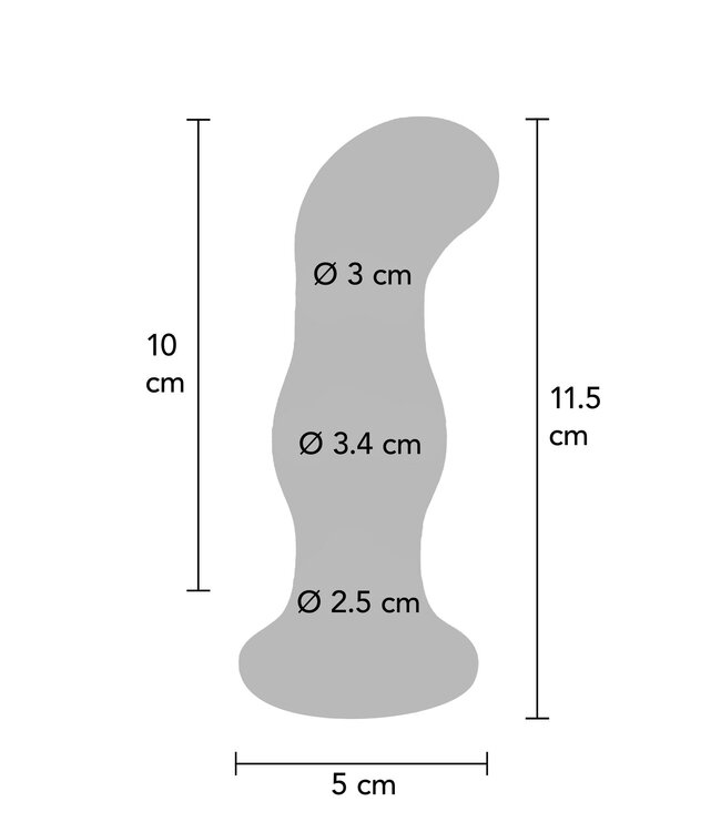 Rimba Gleaming Vibrating Glass Plug