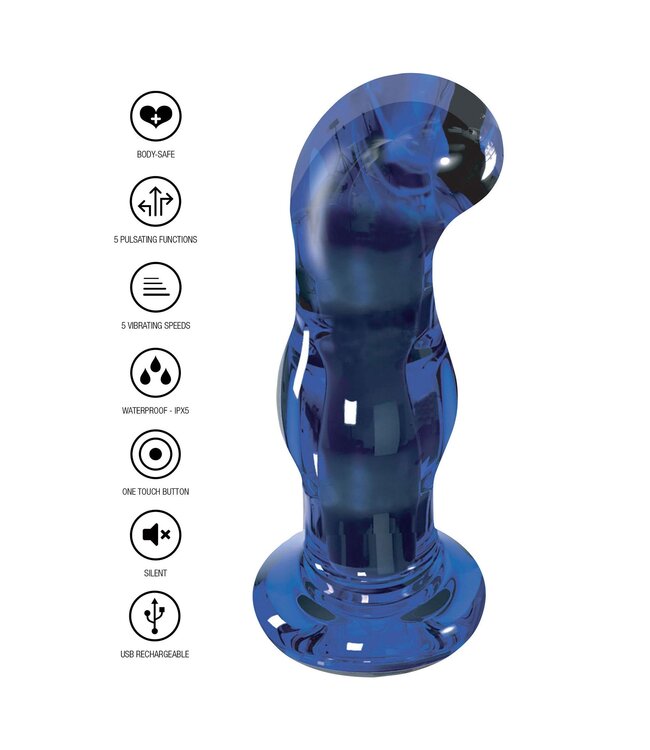 Rimba Gleaming Vibrating Glass Plug