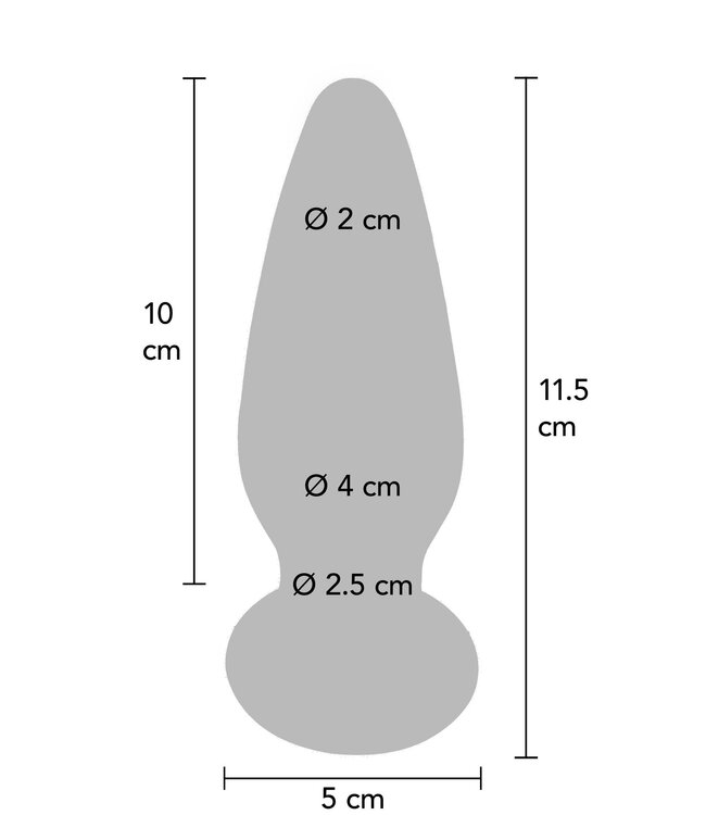 Rimba Shining Vibrating Glass Plug