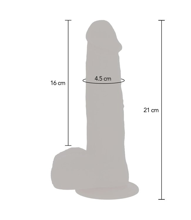 Rimba Naked Beaded Dildo Silicone 21 cm