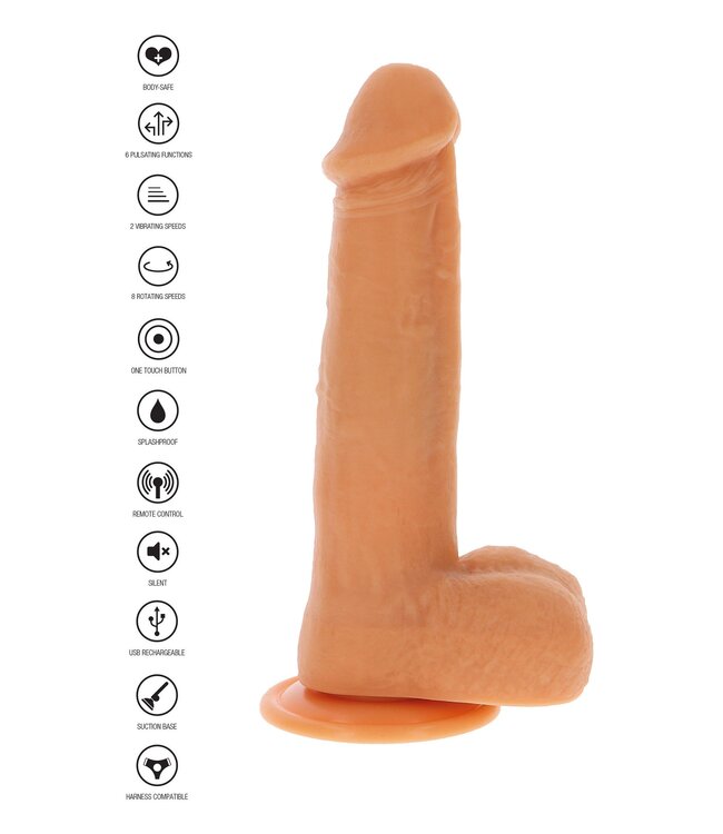 Rimba Naked Beaded Dildo Silicone 21 cm