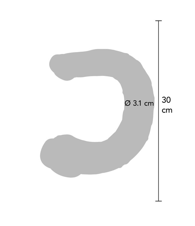 Double Dong Realistic Mini Silicone