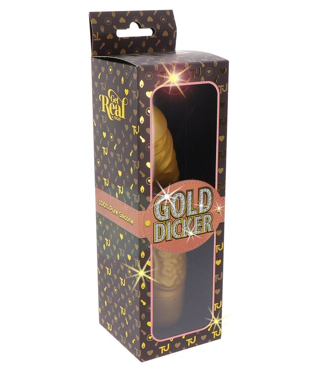 Gold Dicker Original Vibrator 20 cm