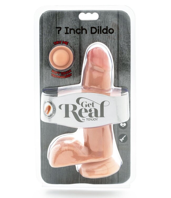 Dual Density Dildo TPE 18 cm