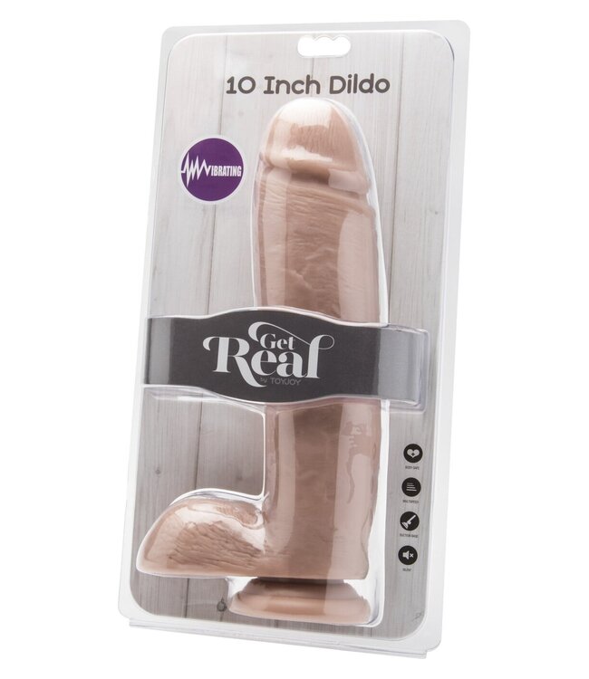 Vibrating Dildo PVC 25.5 cm