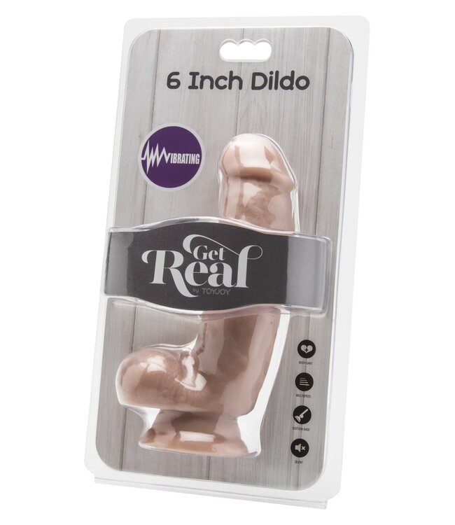 Vibrating Dildo PVC 15 cm