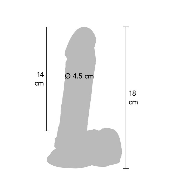 Dildo PVC 18 cm