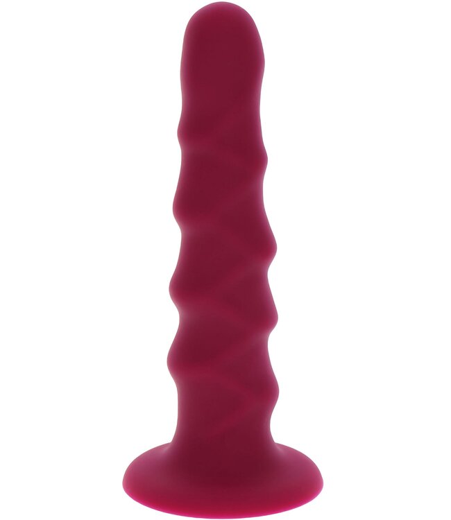 Rimba Harness Dong Ribbed Silicone 16 cm