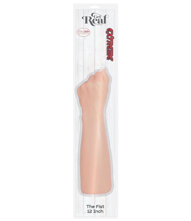 Rimba LoveToy - Power Cock 26,5 cm - Vibrerend Dual Desinty - Nude