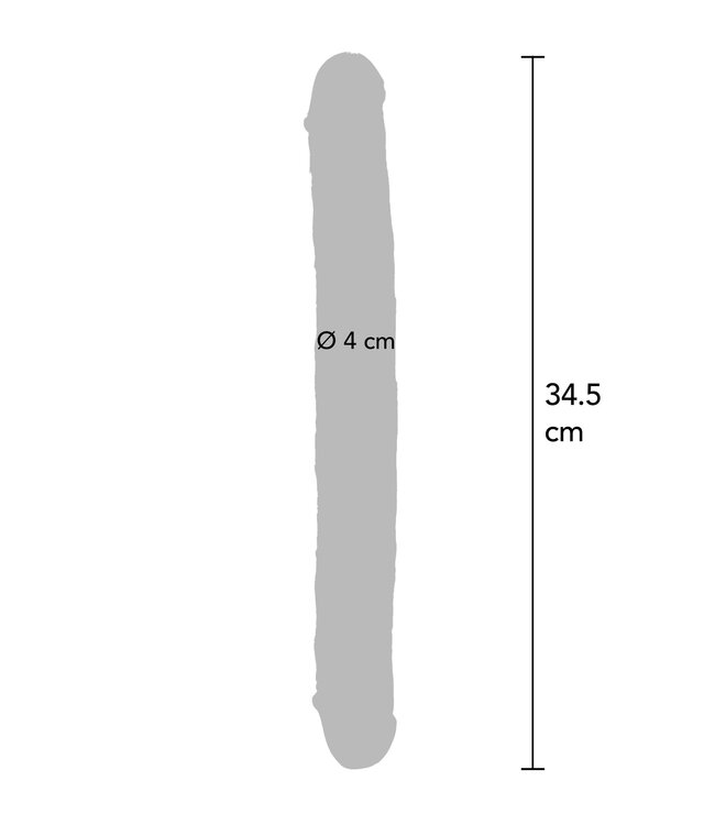 Rimba Clear Double Dong TPE 34.5 cm