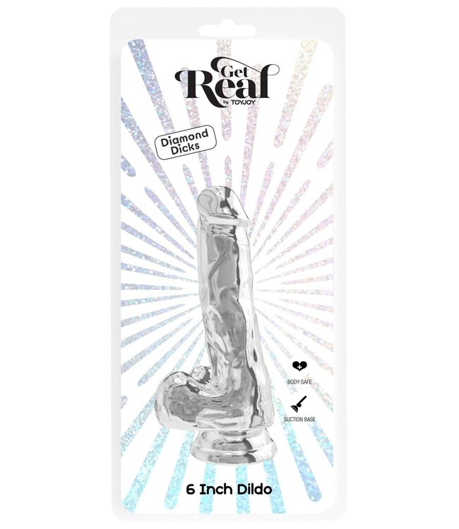 Rimba Clear Dildo TPE 16 cm
