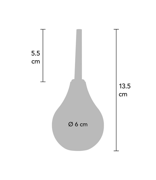 Rimba LoveToy - Aftrekbare dildo 22 cm (Ø 3,7 cm) - Zwart