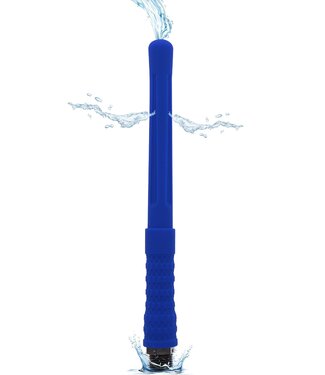 Rimba LoveToy - Glijdende Huid Dildo 20,8 cm (Ø 4 cm) - Zwart