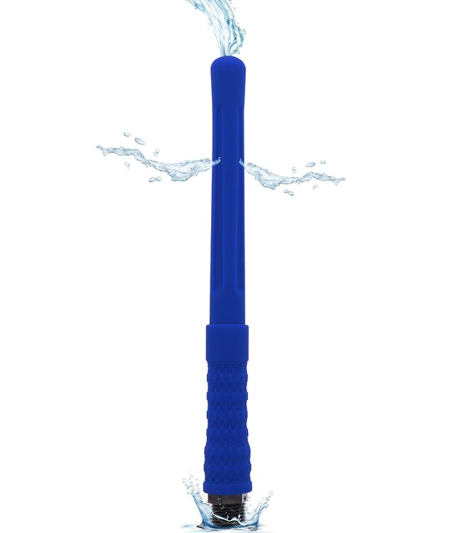 Rimba LoveToy - Glijdende Huid Dildo 20,8 cm (Ø 4 cm) - Zwart
