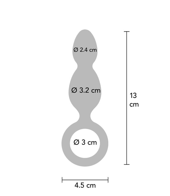 Rimba LoveToy - Glijdende Huid Dildo 20.8 cm (Ø 4 cm) - N
