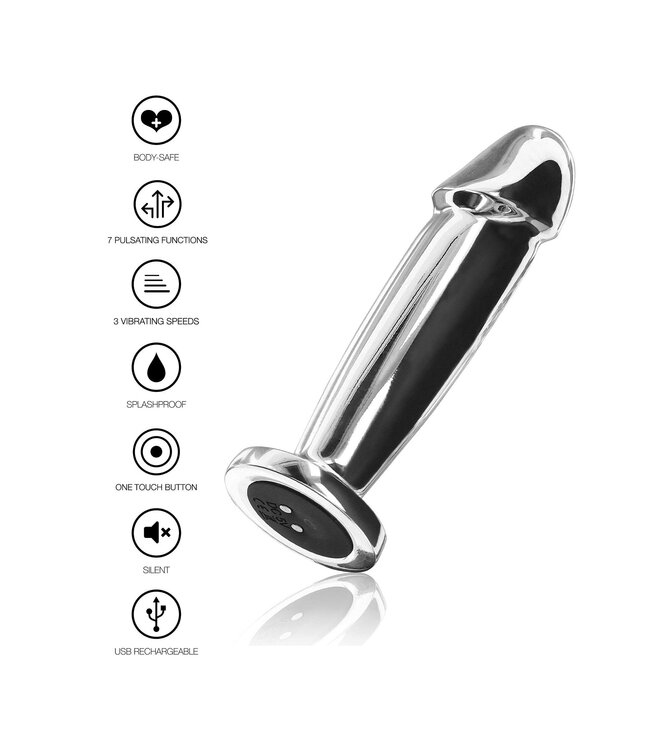 Rimba LoveToy - Glijdende Huid Dildo 20 cm (Ø 3.9 cm) - Nude
