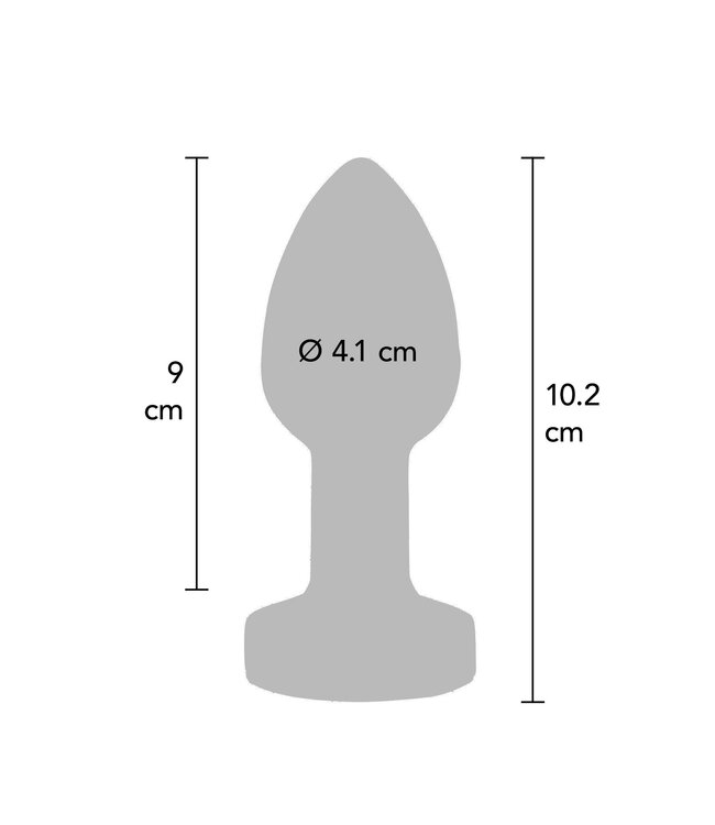 Rimba LoveToy - Aftrekbare dildo 19.5 cm (Ø 3.5 cm) - Nude