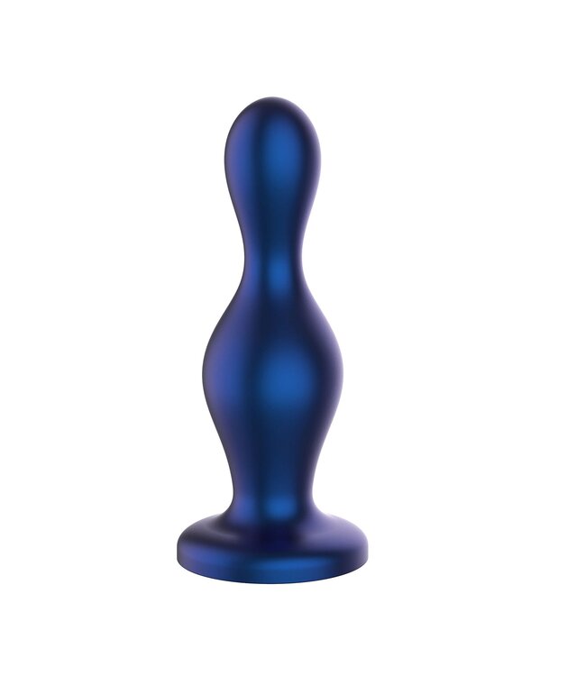Rimba LoveToy - Dubbellaagse siliconen dildo XXL 28 cm (Ø7.4 cm) - Bruin