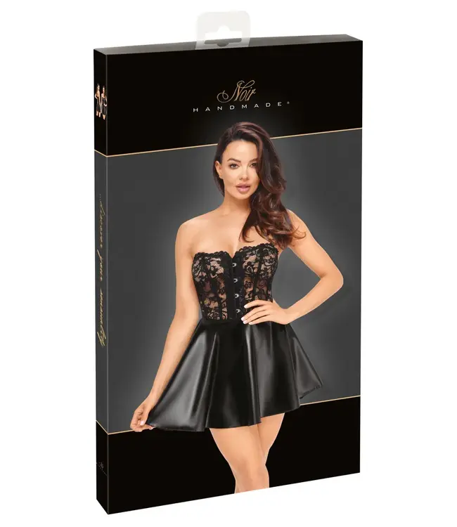 Noir Handmade Corset Dress Libido Exclusive