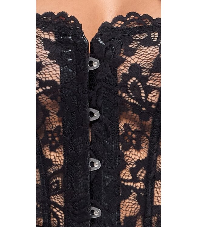 Noir Handmade Corset Dress Libido Exclusive