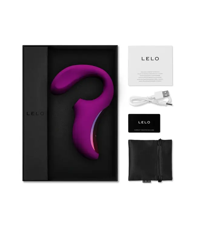 Rimba LELO - Enigma Cruise - Dual Stimulation Sonic Massager - Donkerroze