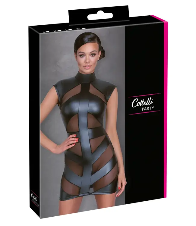 Cottelli Collection Party Wetlook Cut-Out Dress