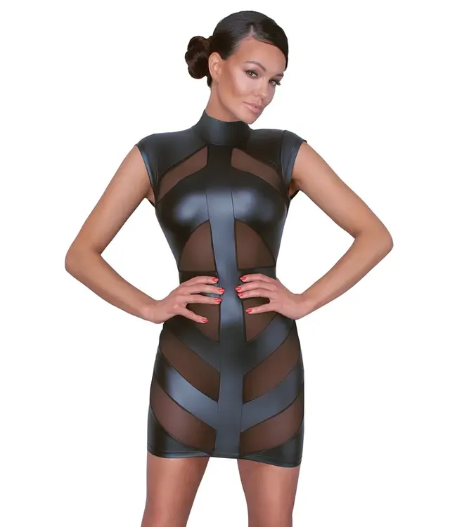 Cottelli Collection Party Wetlook Cut-Out Dress