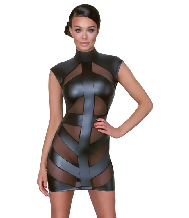 Cottelli Collection Party Wetlook Cut-Out Dress