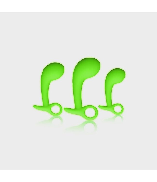 Ouch! Prostate Kit Set of 3 - Glow in the Dark