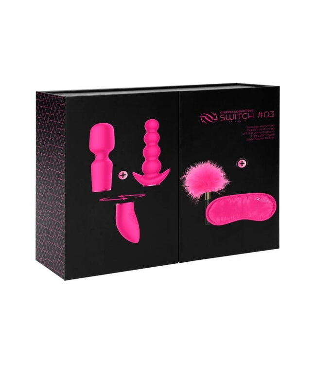 Switch Pleasure Kit #3 - Vibrator with Different Attachments