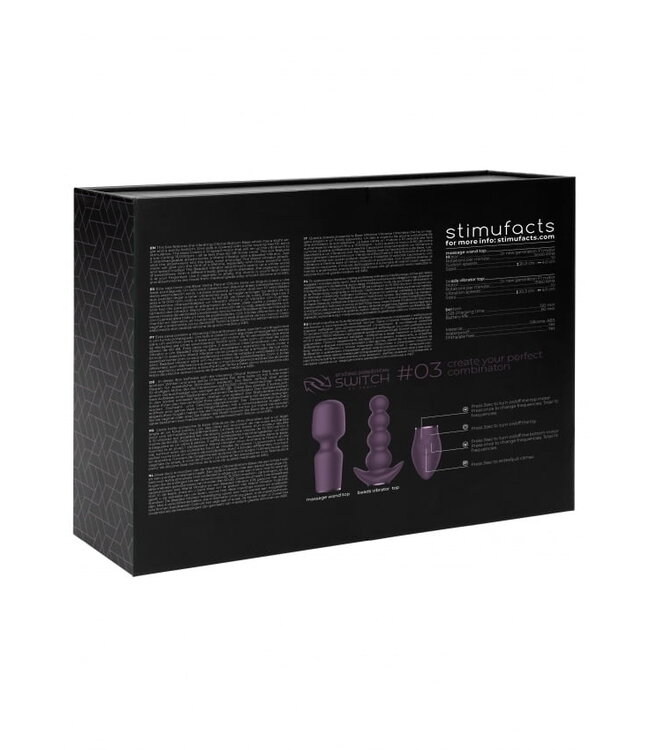 Switch Pleasure Kit #3 - Vibrator with Different Attachments
