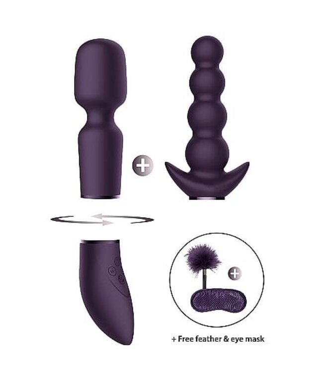 Switch Pleasure Kit #3 - Vibrator with Different Attachments