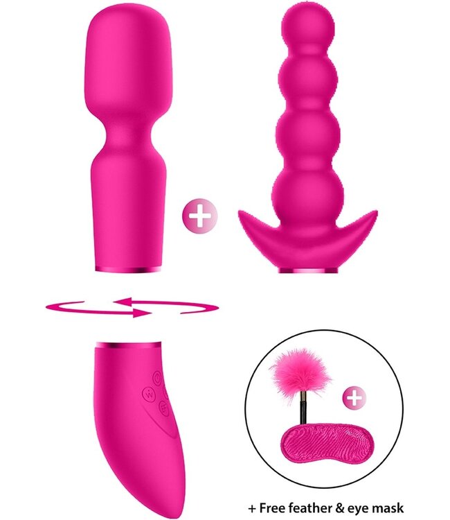 Switch Pleasure Kit #3 - Vibrator with Different Attachments
