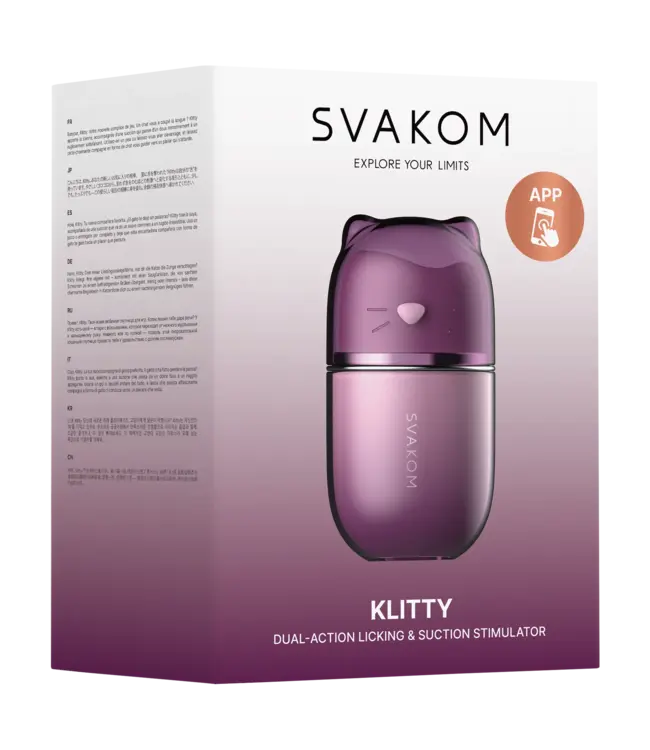 Svakom Klitty – Dual-Action Licking & Suction Stimulator