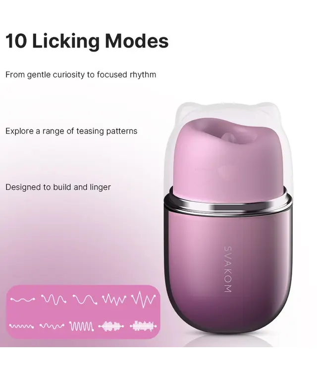 Svakom Klitty – Dual-Action Licking & Suction Stimulator
