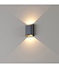 Artdelight Artdelight Moderne LED Wandleuchte Diaz S - Schwarz/Gold