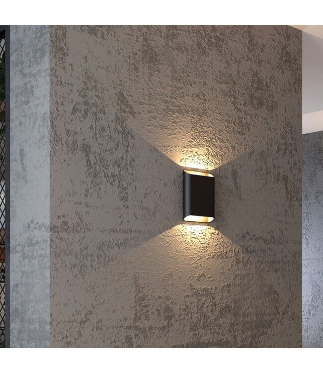 Artdelight Artdelight Moderne LED Wandleuchte Diaz S - Schwarz/Gold