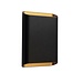 Artdelight Artdelight Moderne LED Wandleuchte Diaz S - Schwarz/Gold
