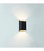 Artdelight Artdelight Moderne LED Wandleuchte Diaz S - Schwarz/Gold