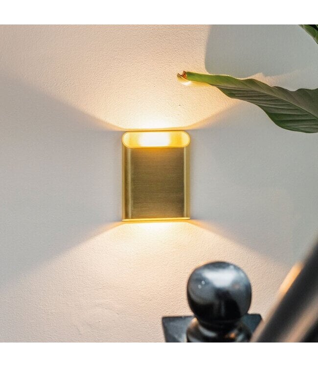 Artdelight Artdelight Moderne LED Wandleuchte Diaz S - Gold
