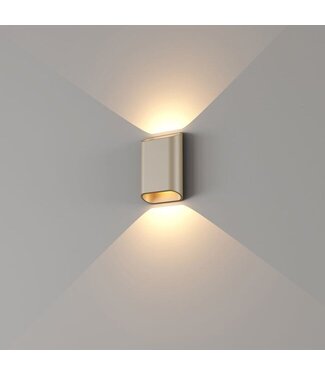 Artdelight LED Wandleuchte Diaz S - Champagner
