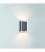 Artdelight Artdelight Moderne LED Wandleuchte Diaz S - Stahlgrau