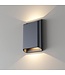 Artdelight Moderne LED Wandleuchte Diaz L - Schwarz