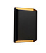 Artdelight Artdelight Moderne LED Wandleuchte Diaz L - Schwarz/Gold
