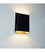 Artdelight Artdelight Moderne LED Wandleuchte Diaz L - Schwarz/Gold