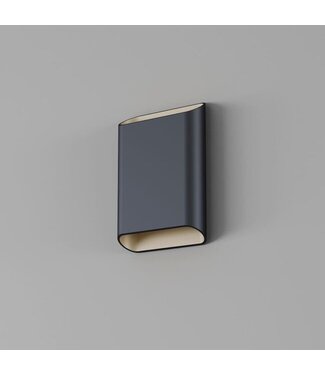 Artdelight LED Wandleuchte Diaz L - Schwarz/Champagner