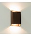 Artdelight Artdelight Moderne LED Wandleuchte Diaz L - Dunkelbronze