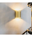 Artdelight Artdelight Moderne LED Wandleuchte Diaz L - Gold