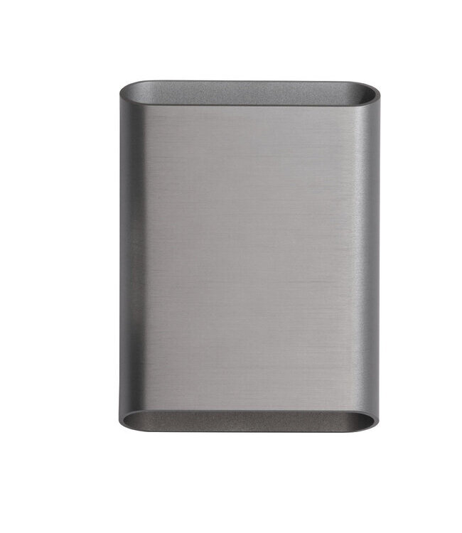 Artdelight Artdelight Moderne LED Wandleuchte Diaz L - Stahlgrau