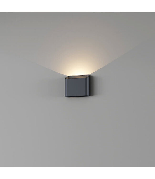 Artdelight Artdelight Moderne LED Wandleuchte Diaz 1L - Schwarz